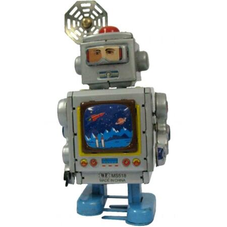 SHAN Collectible Tin Toy - Robot Silver MS518